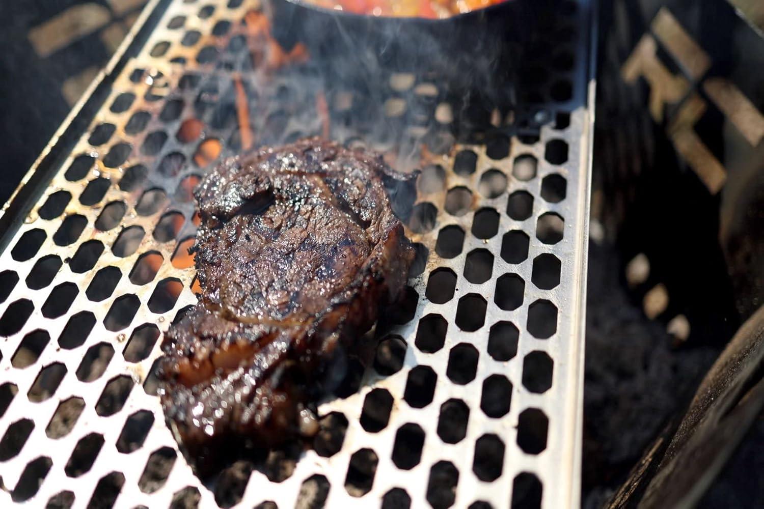 Rough Country Rejilla de Acero Inoxidable para Fogatas Plegables - 117517