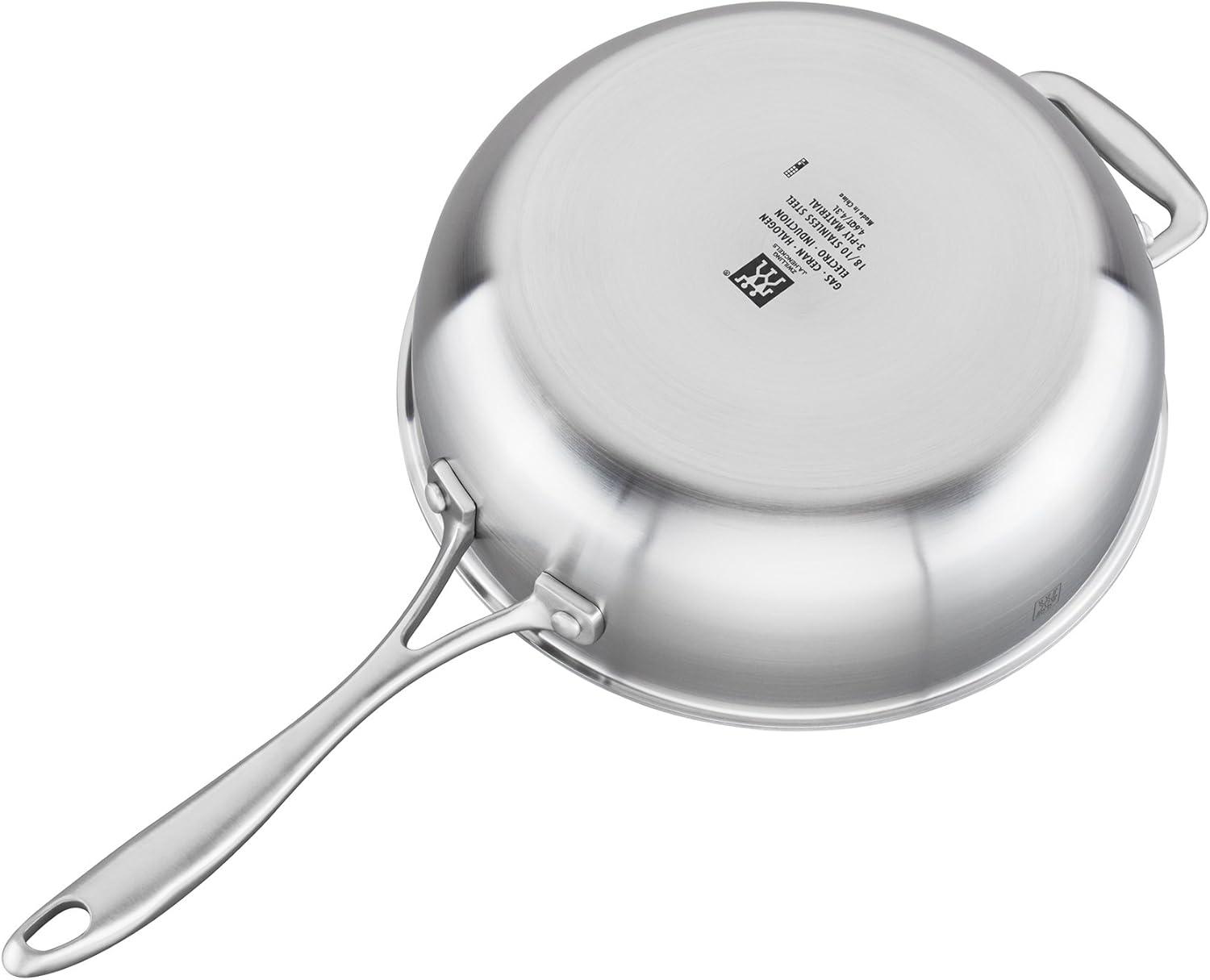 ZWILLING Spirit 4.6-qt Stainless Steel Pan with Glass Lid