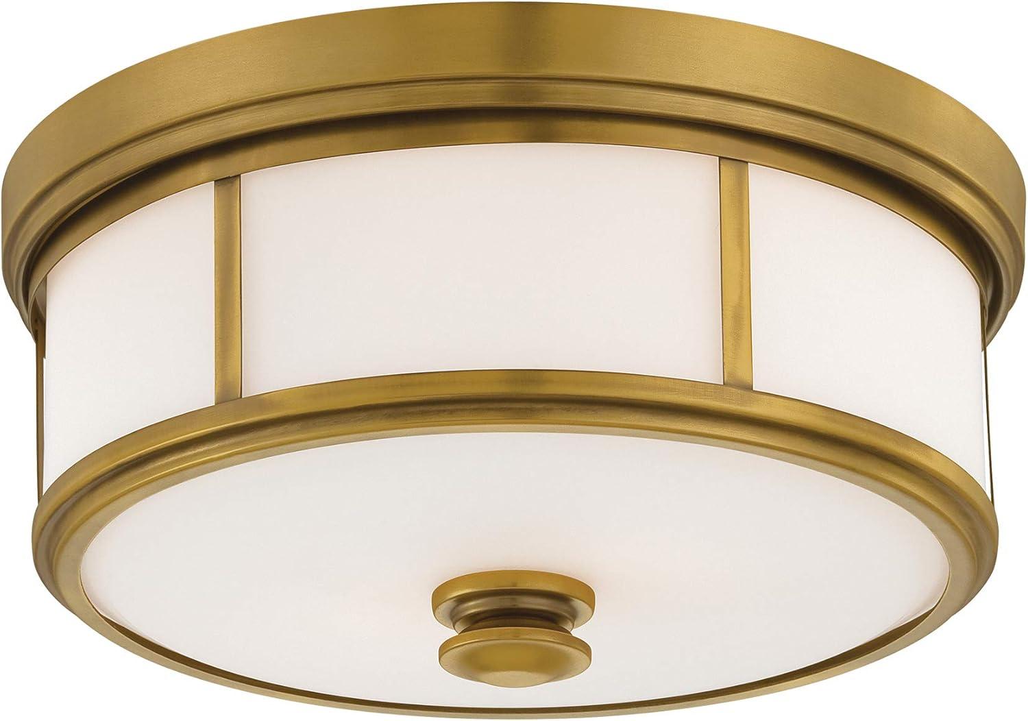 Minka Lavery - 3 Light Flush Mount in Traditional Style - 7 inches tall by 16