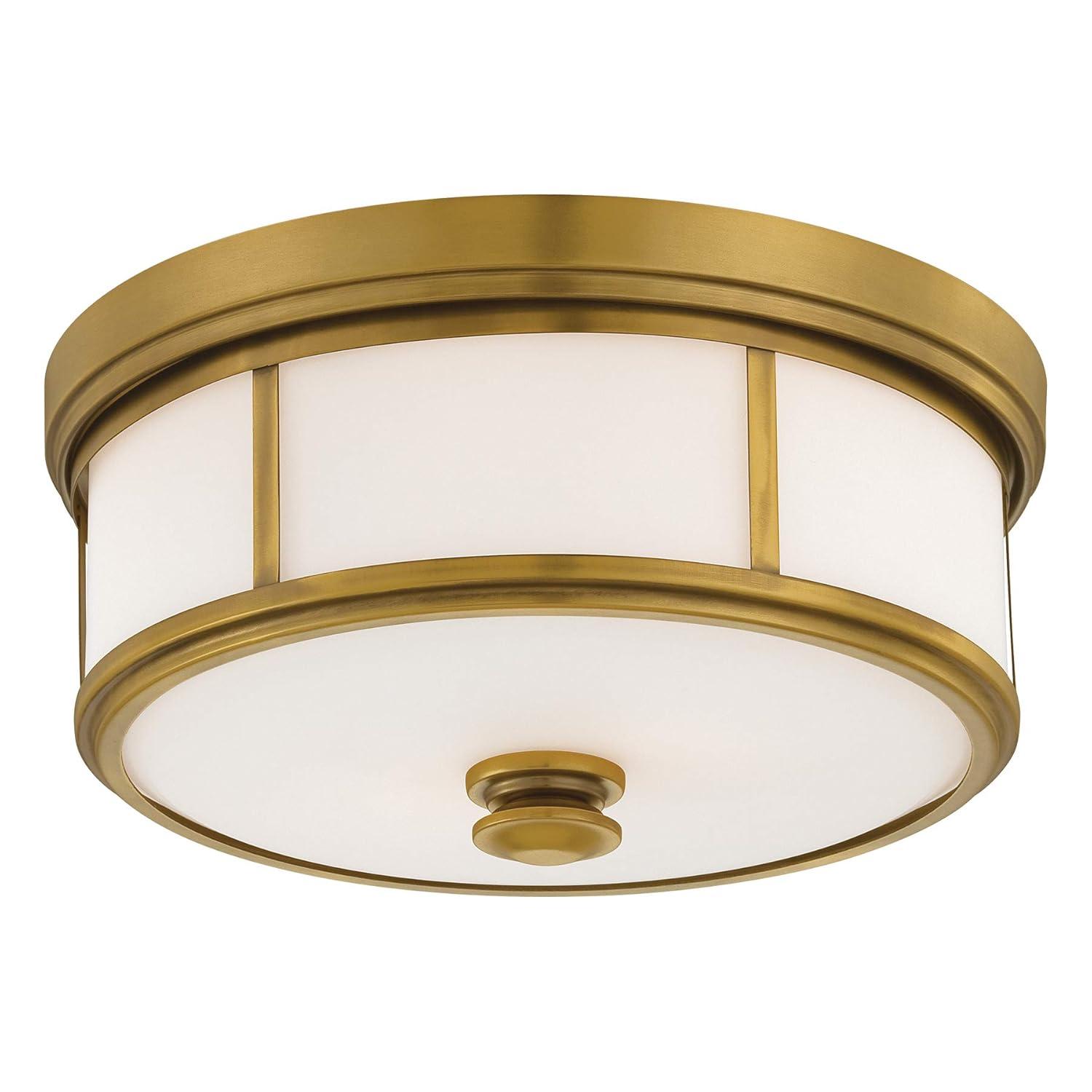 Minka Lavery - 3 Light Flush Mount in Traditional Style - 7 inches tall by 16