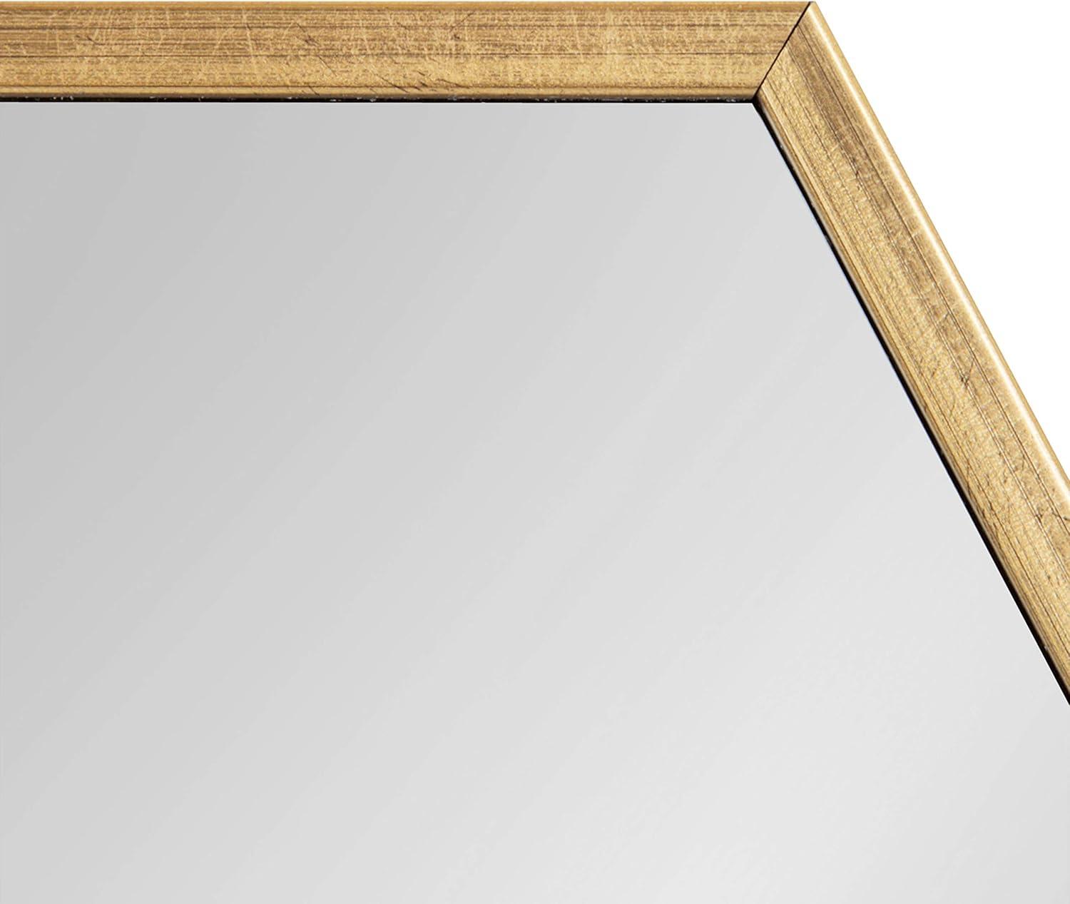 Rhodes Hexagon Wall Mirror - Kate & Laurel All Things Decor