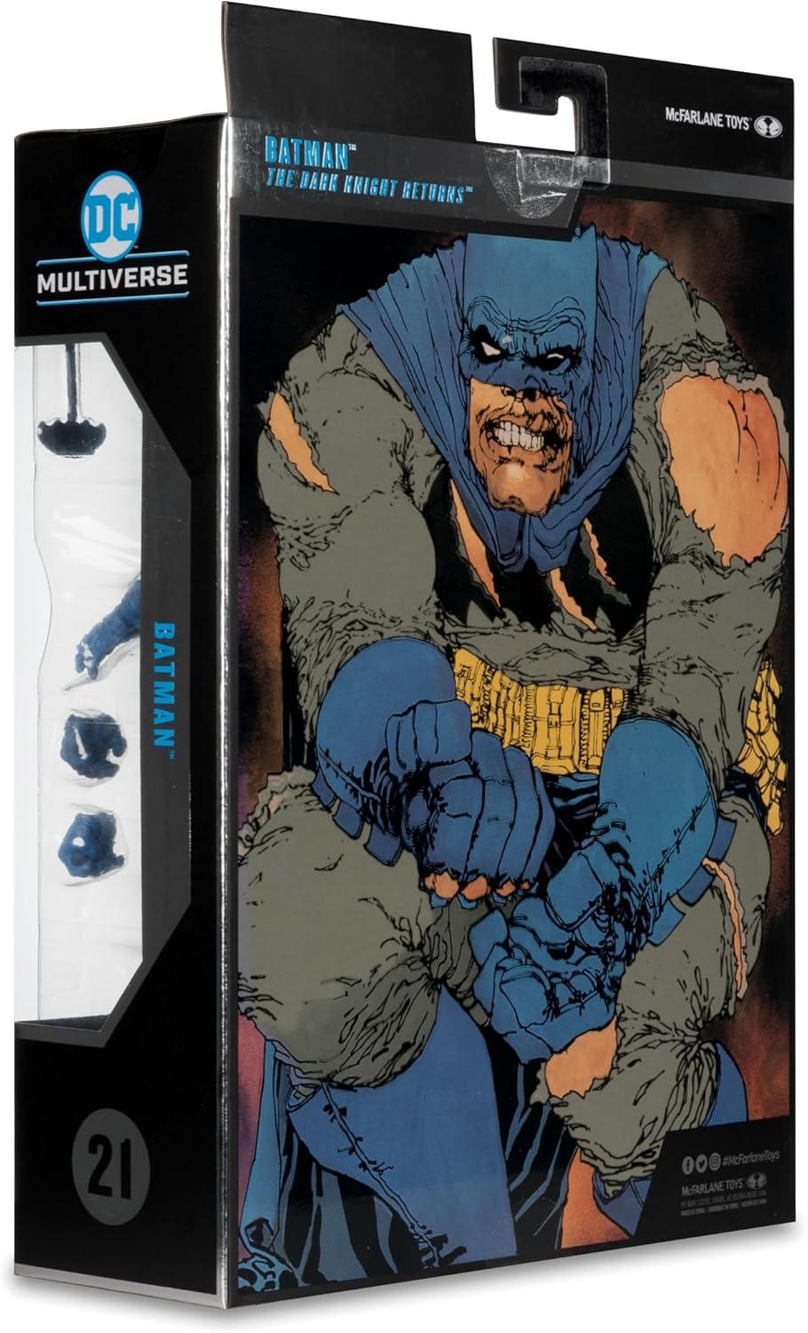 DC Multiverse - The Dark Knight Returns - 7" Batman (Battle DamageBlue) McFarlane Collector Edition #21, McFarlane Toys, Gifts