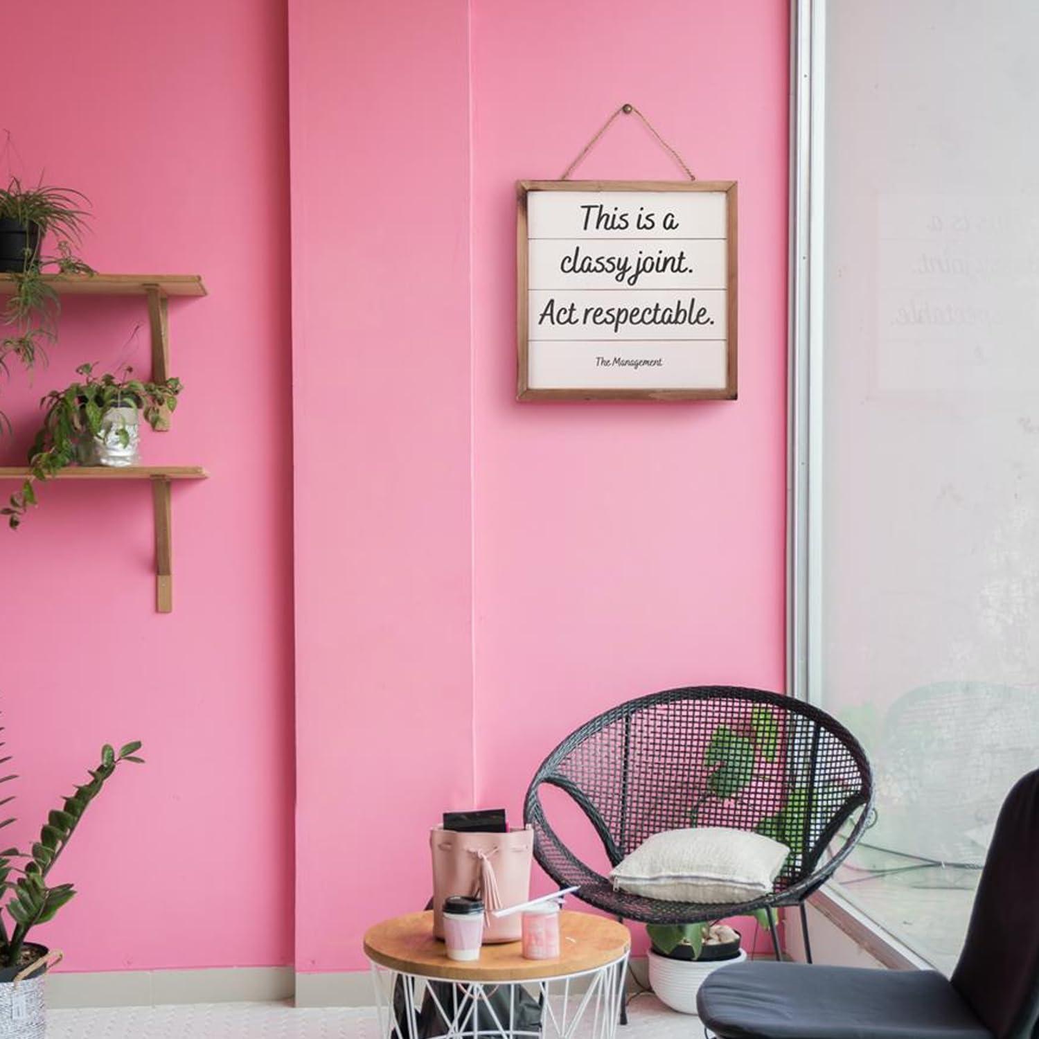 Hampton Art Rustic Frame Shiplap 16" x 16" White, easy to decorate, paint, embellish, stencil, and more, jute rope is attached to the reverse side for hanging