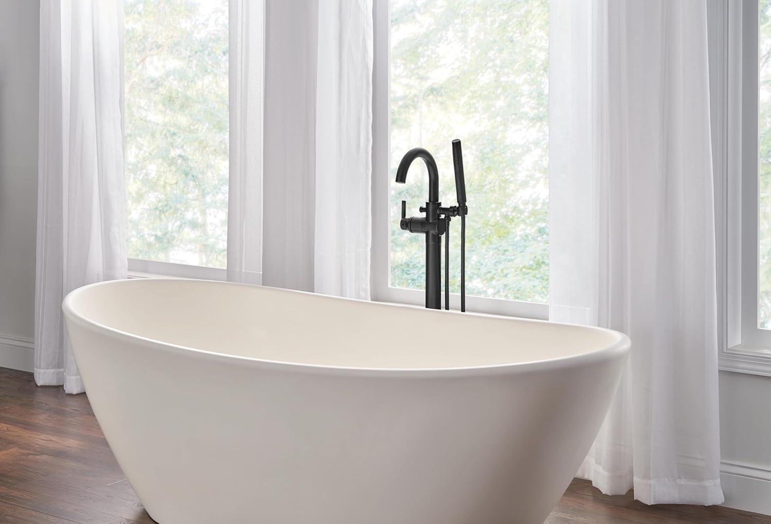 Trinsic Single Handle Floor Mounted Freestanding Tub Filler