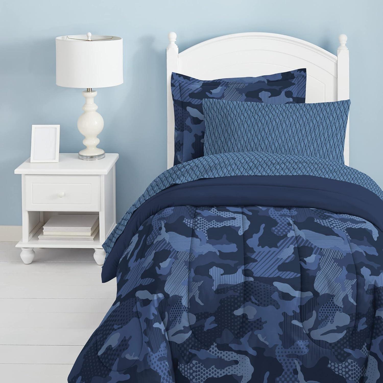 Dream Factory Geo Camo Comforter Set