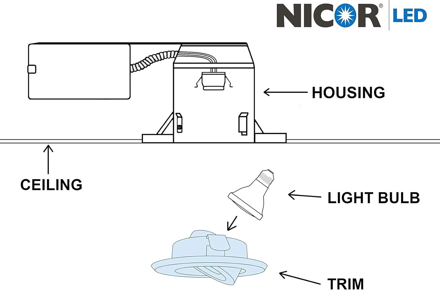 4'' Adjustable Recessed Trim