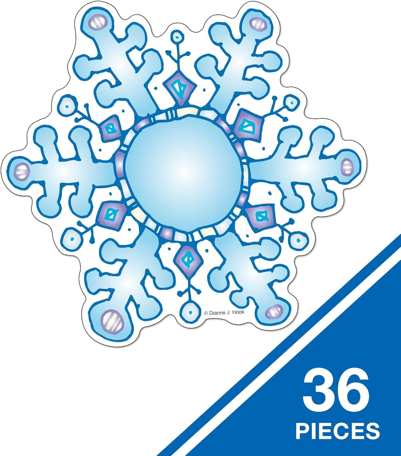 Frank Schaffer Publications/Carson Dellosa Publications Snowflakes Bulletin Board Cut Out