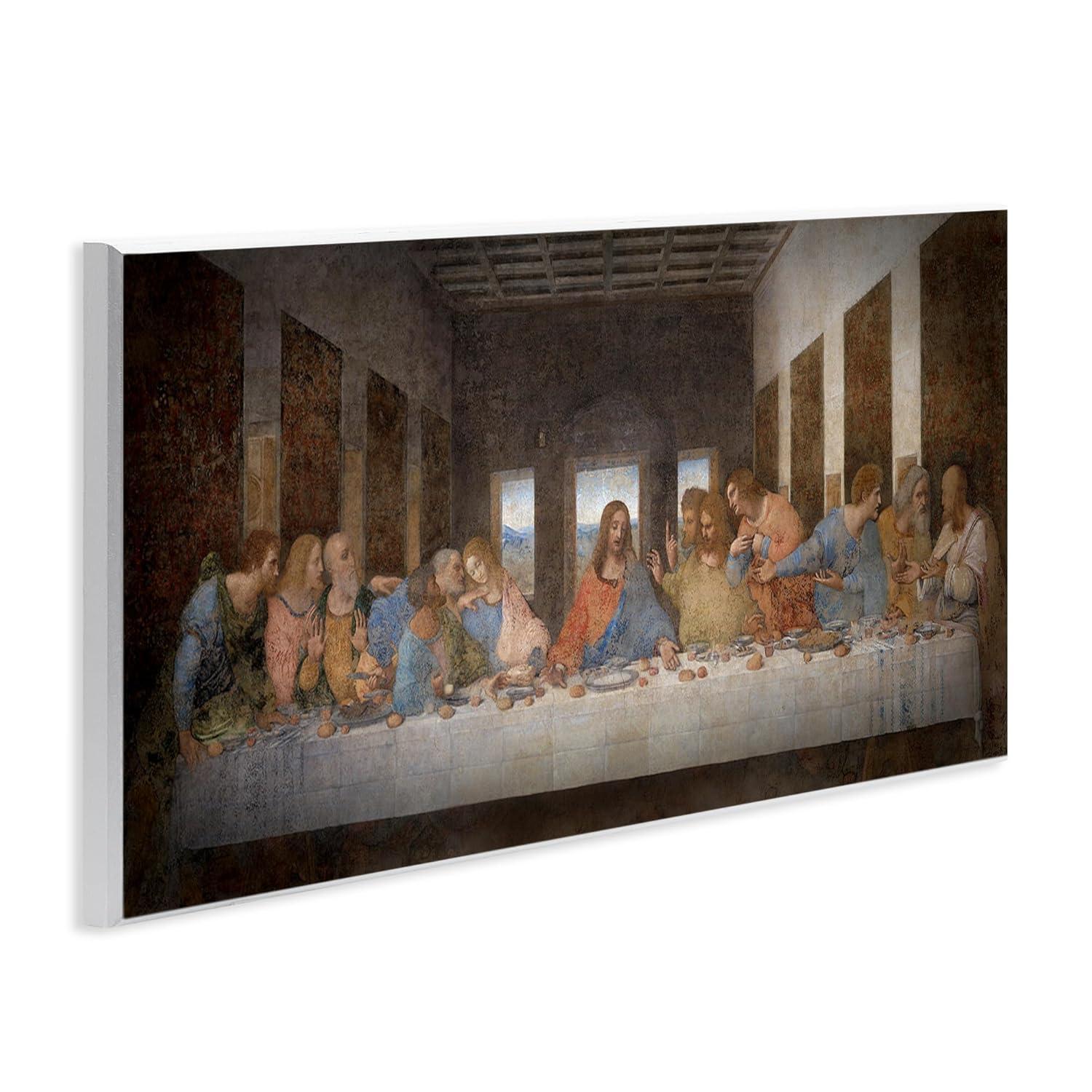 Stupell Industries Last Supper Religious Classical Painting, 17" x 7"