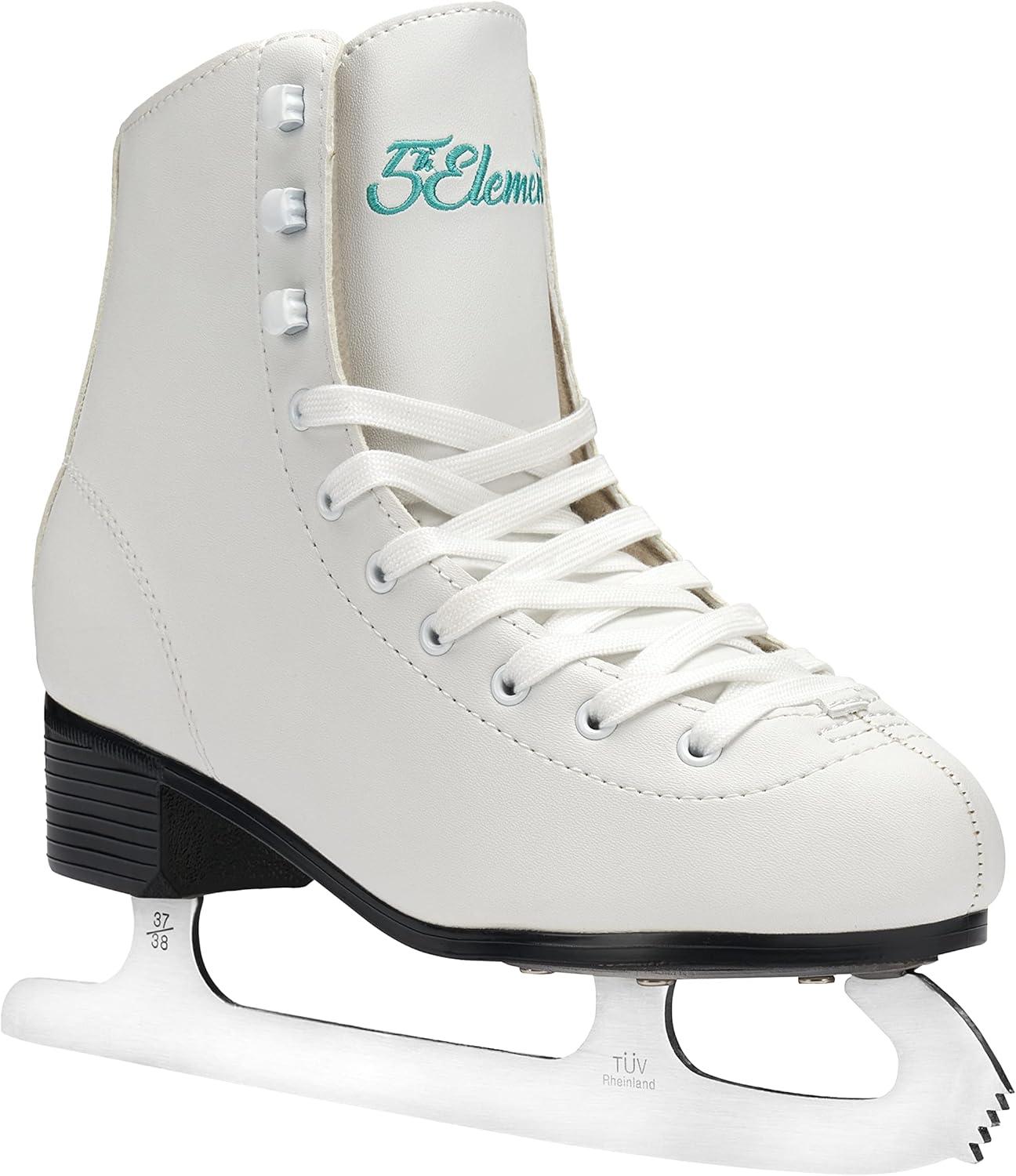 5th Element Grace Women's Ice Figure Skates - Warm Tricot Liner, True-Size Fit