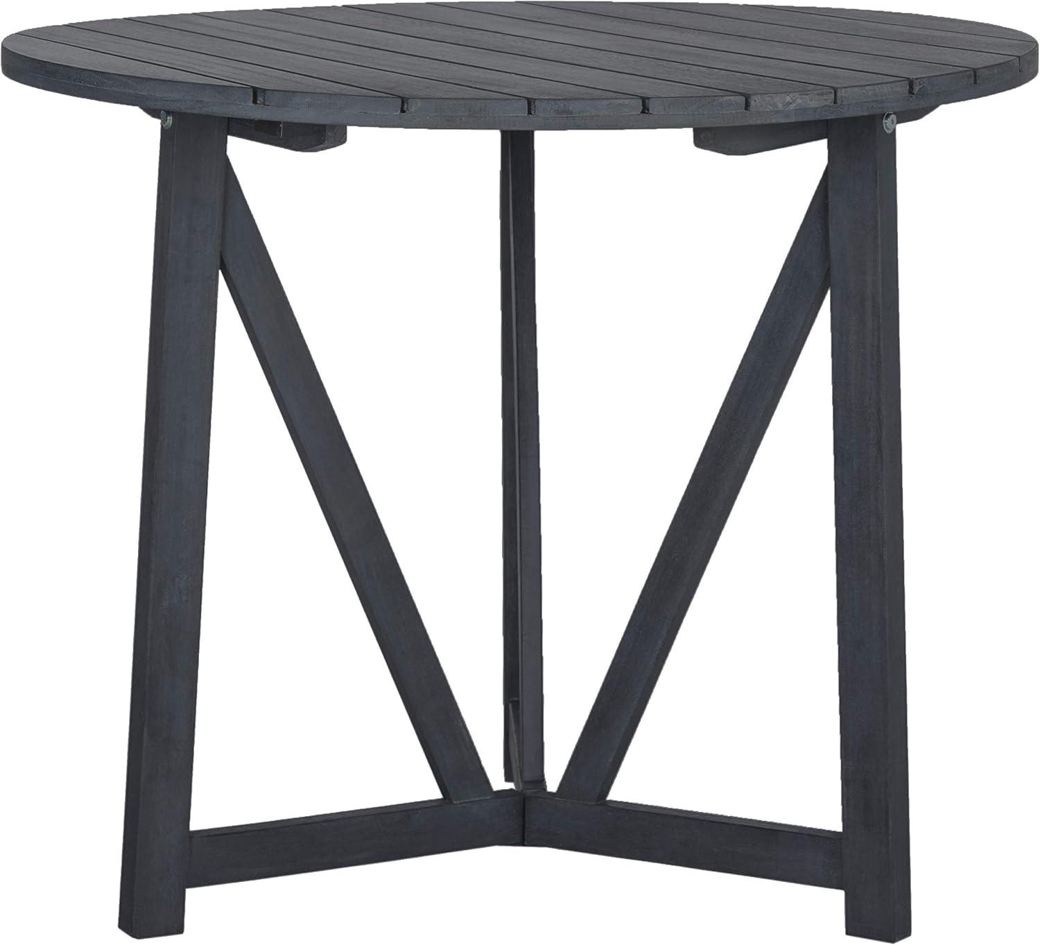 Cloverdale Round Table - Indoor/Outdoor - PAT6733 - Ash Grey - Safavieh