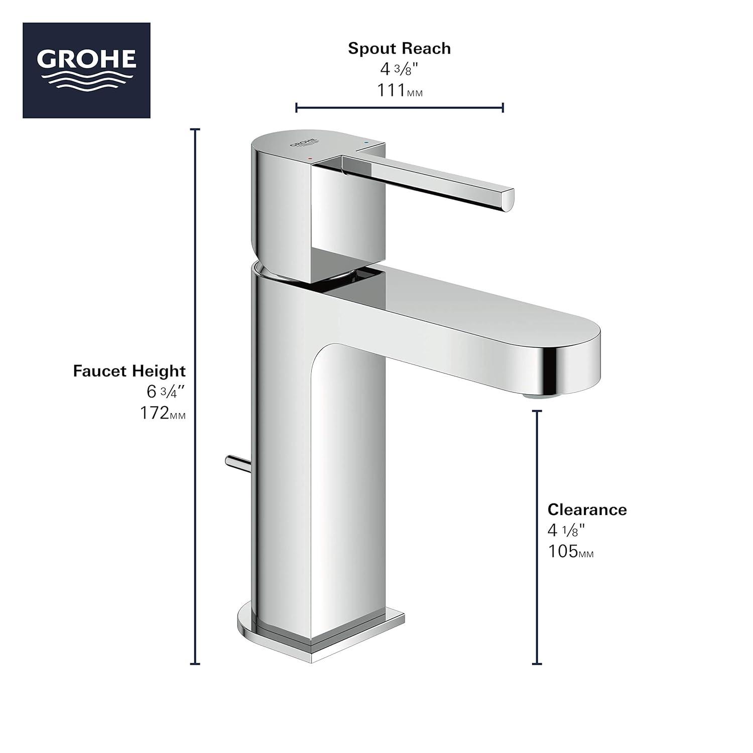 Plus Single Hole Bathroom Faucet with Drain Assembly