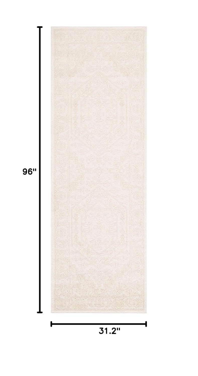 Adirondack ADR108 Power Loomed Runner Rug - Ivory/Beige - 2'6"x8' - Safavieh.