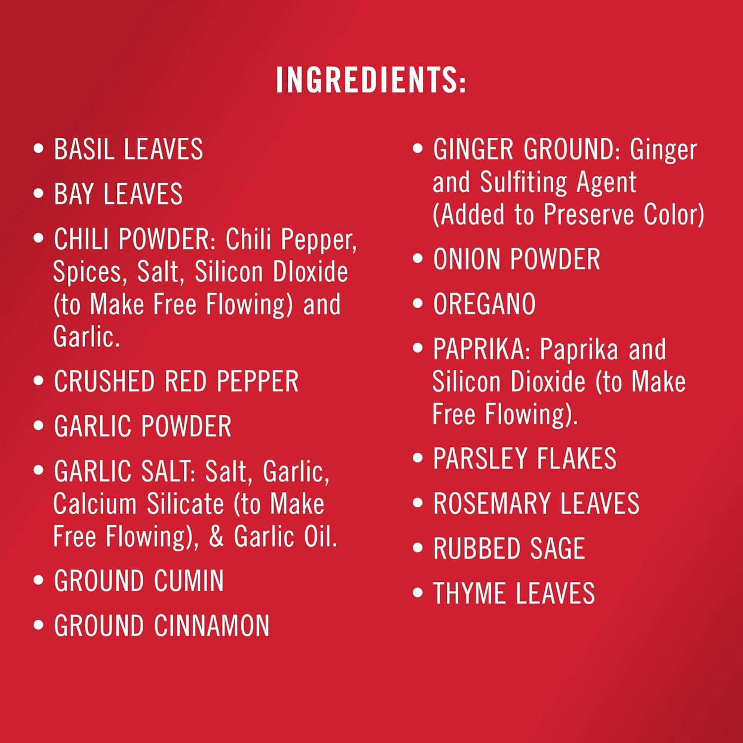 Chrome Two-Tier Revolving Spice Rack with 16 Organic Spices