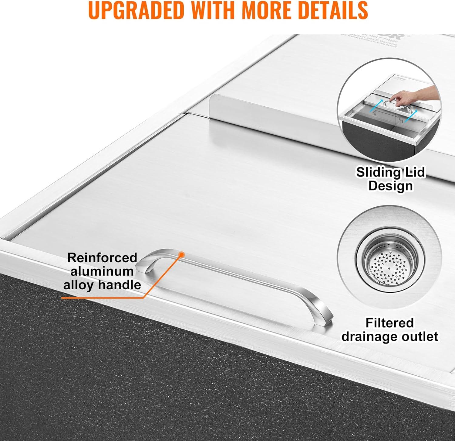 VEVOR VEVOR 58.5 Quarts Ice Chest