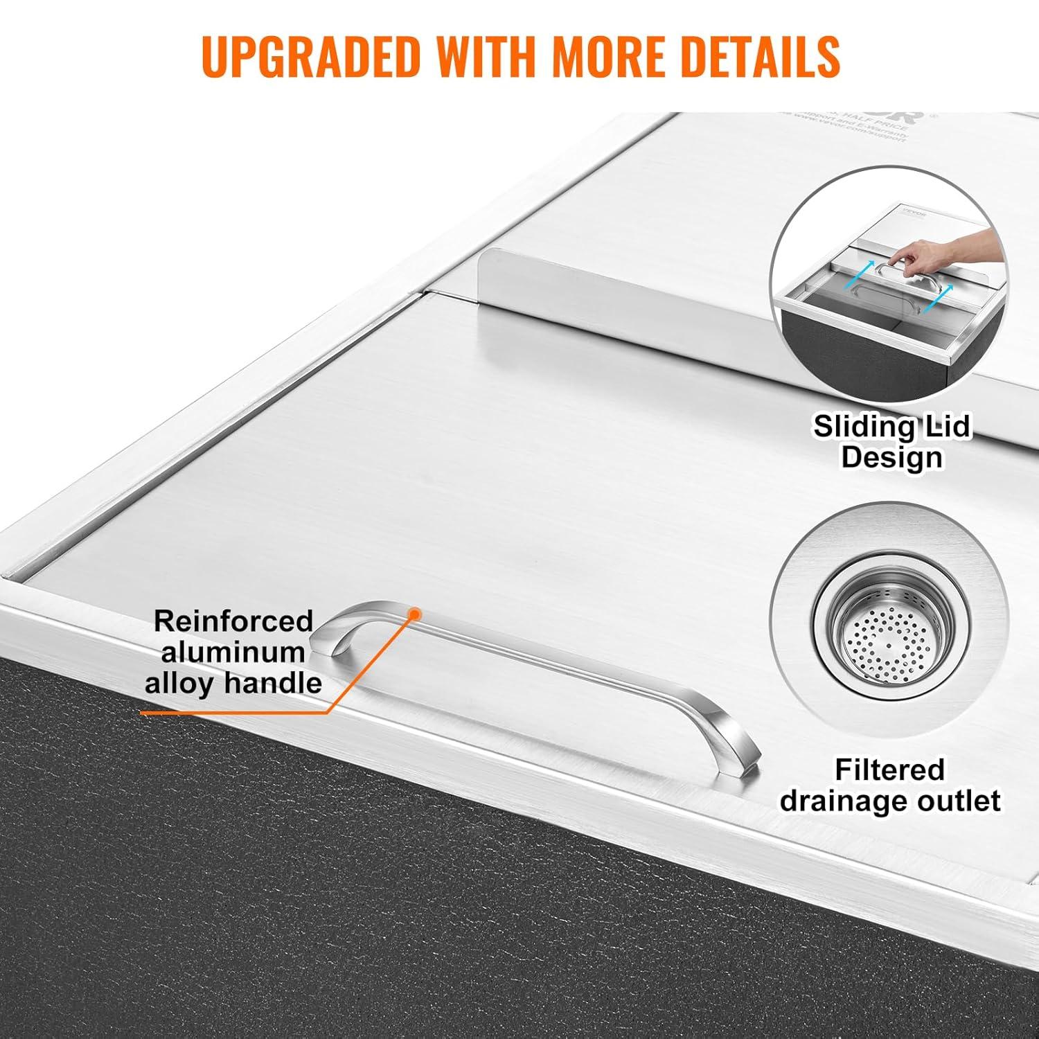 VEVOR VEVOR 58.5 Quarts Ice Chest