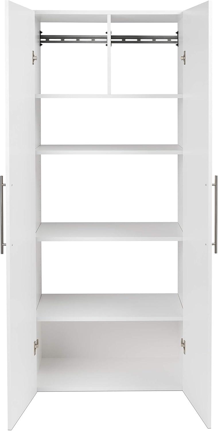 30" Hangups Large Storage Cabinet White - Prepac: Wall Mounted, Workshop & Office Organizer