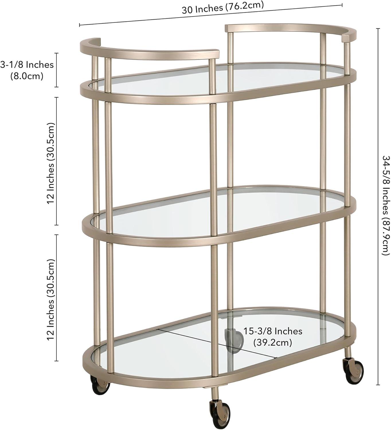 Rosario Metal Bar Cart