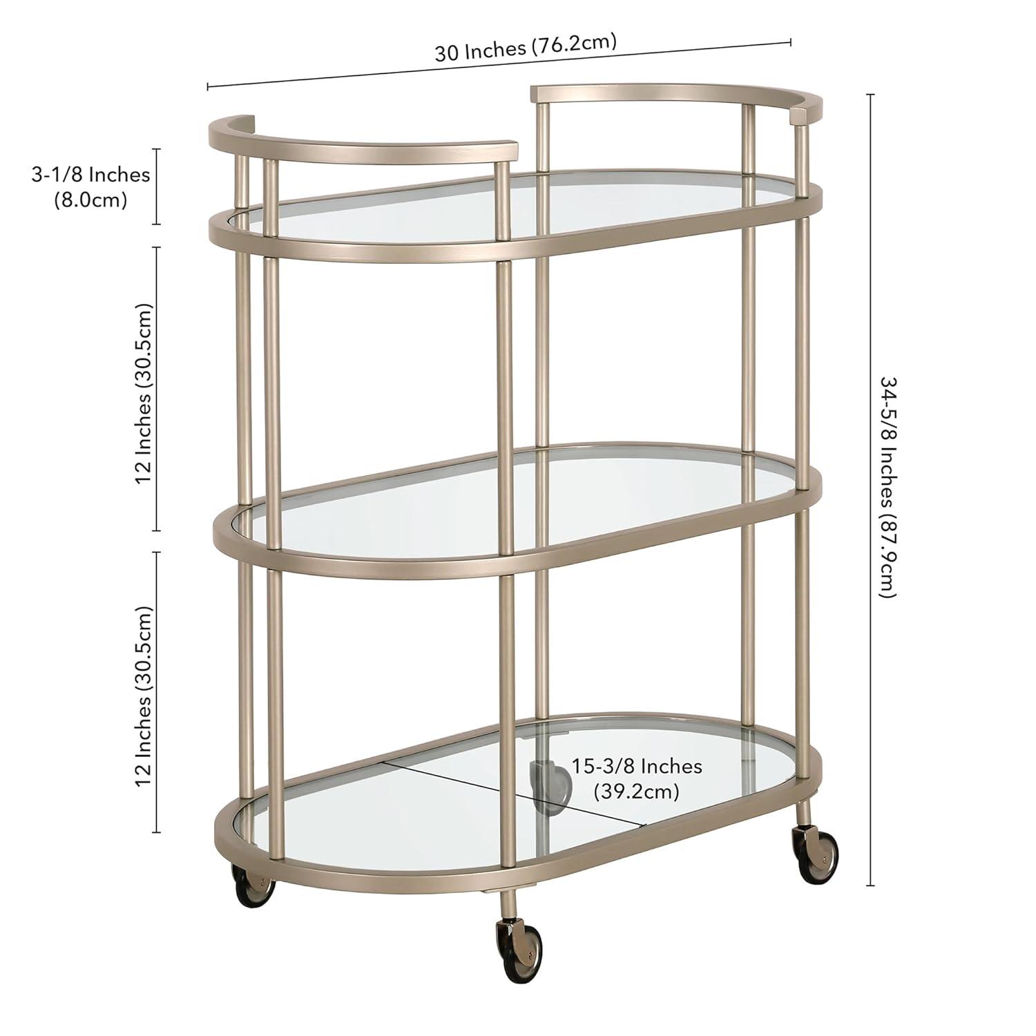 Rosario Metal Bar Cart