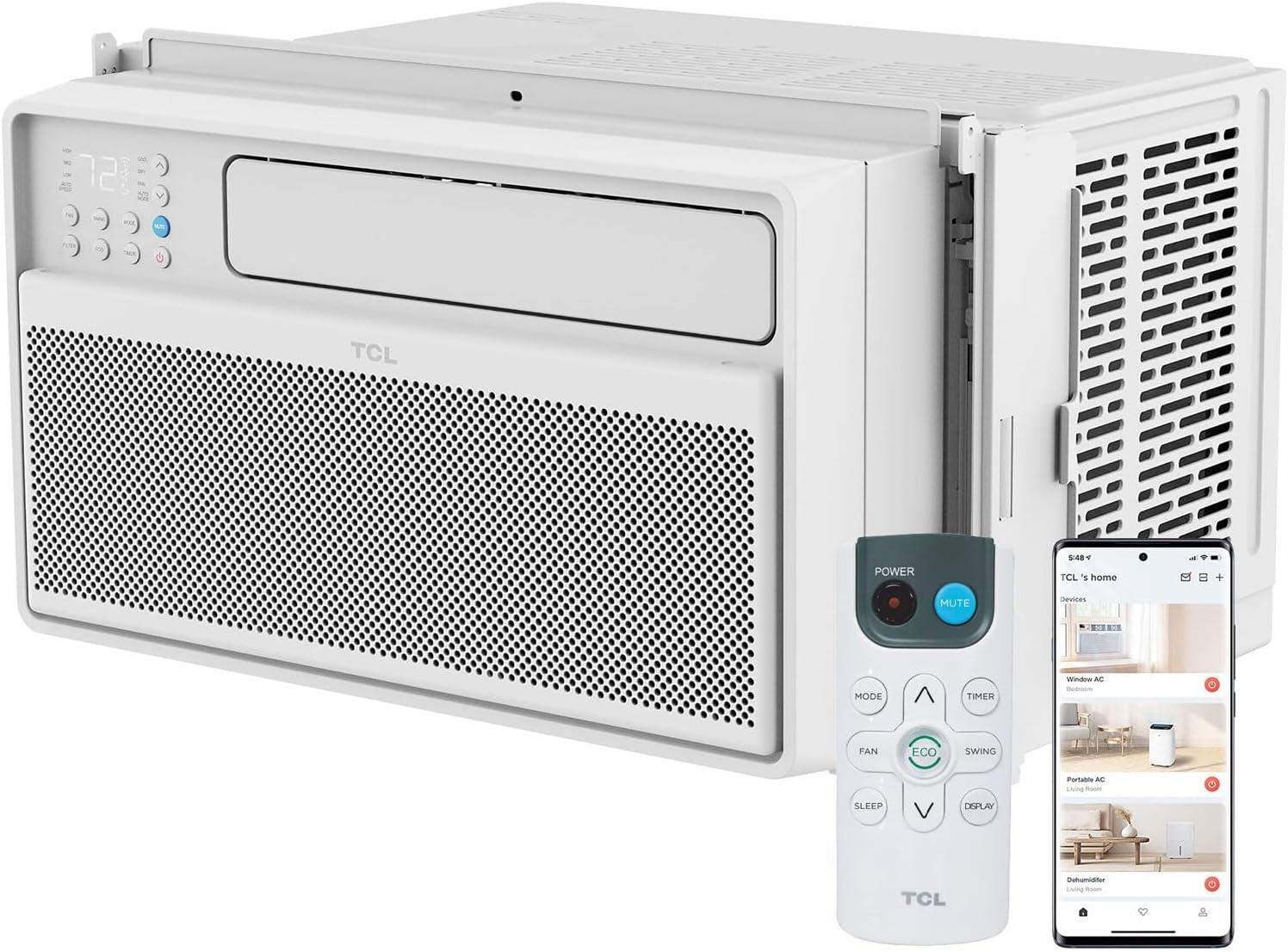 TCL 12000 BTU Wi-Fi Connected Window Air Conditioner with Remote Included