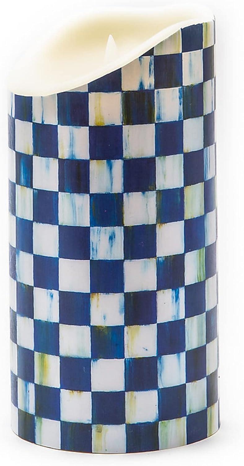 Royal Check® Flicker Pillar Candle