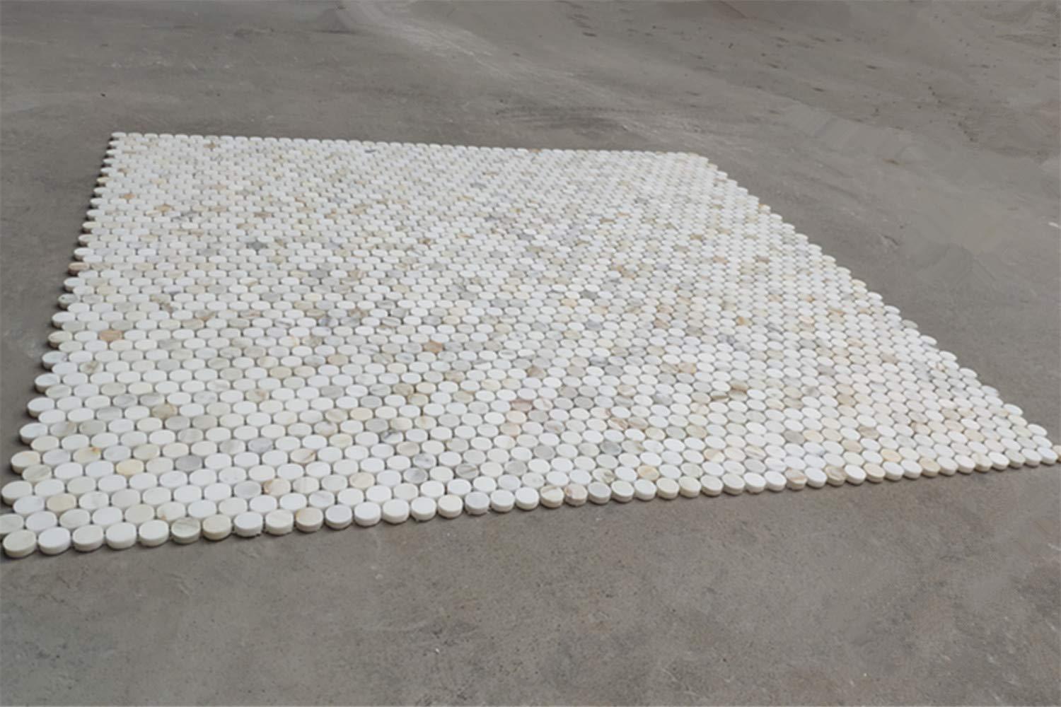 Calacatta 12" x 11" Marble Mosaic Tile