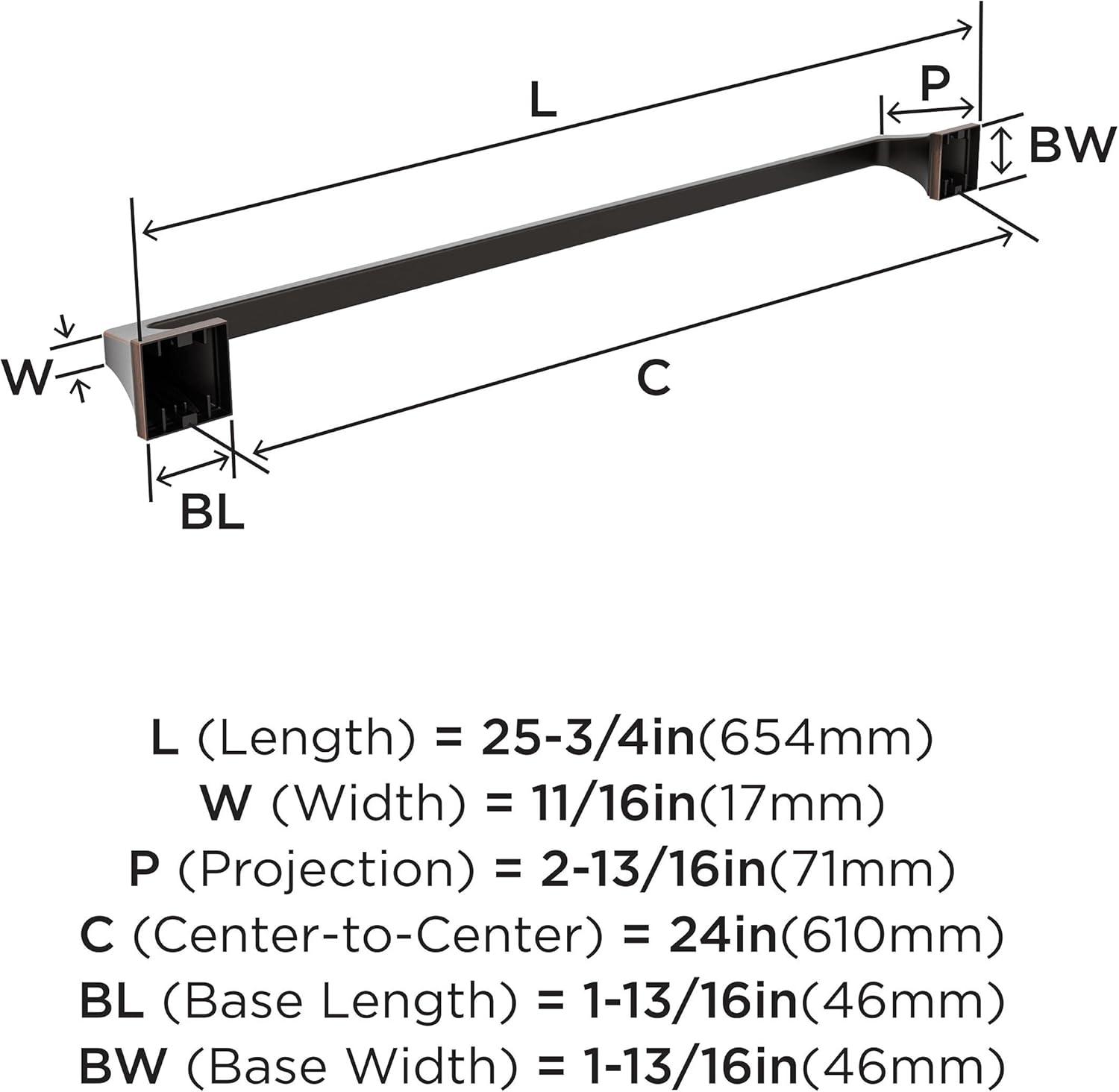 Mulholland 25.75" Wall Mounted Towel Bar