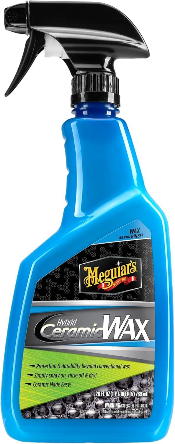 Meguiar's Hybrid Ceramic Wax – Easy to Use Ceramic Wax Protection - G190526SRP, 26 oz