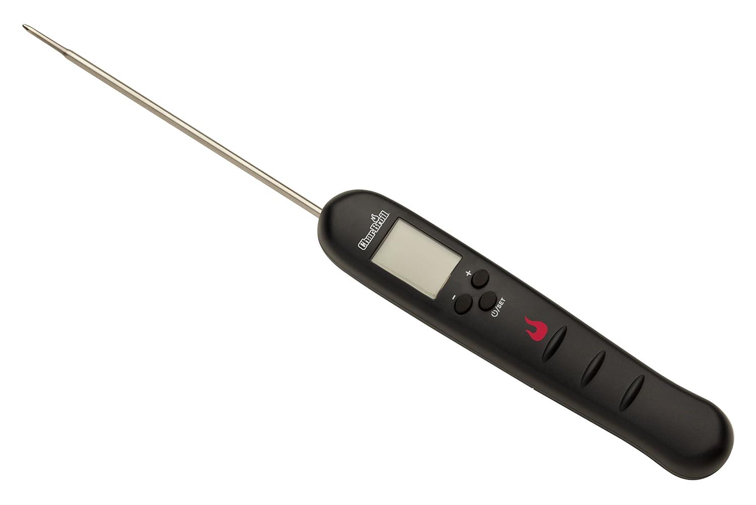 Black Digital Instant-Read Meat Thermometer