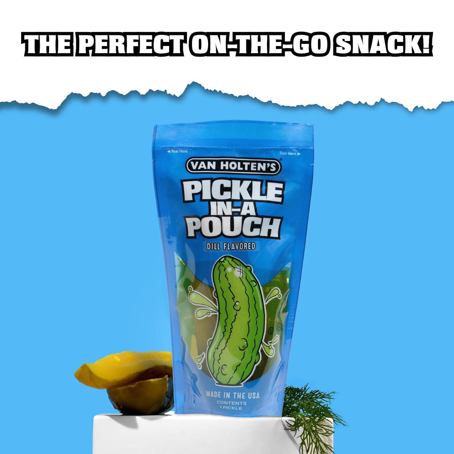 Van Holten's Pickles - Jumbo Dill Pickle-In-A-Pouch - 12 Pack