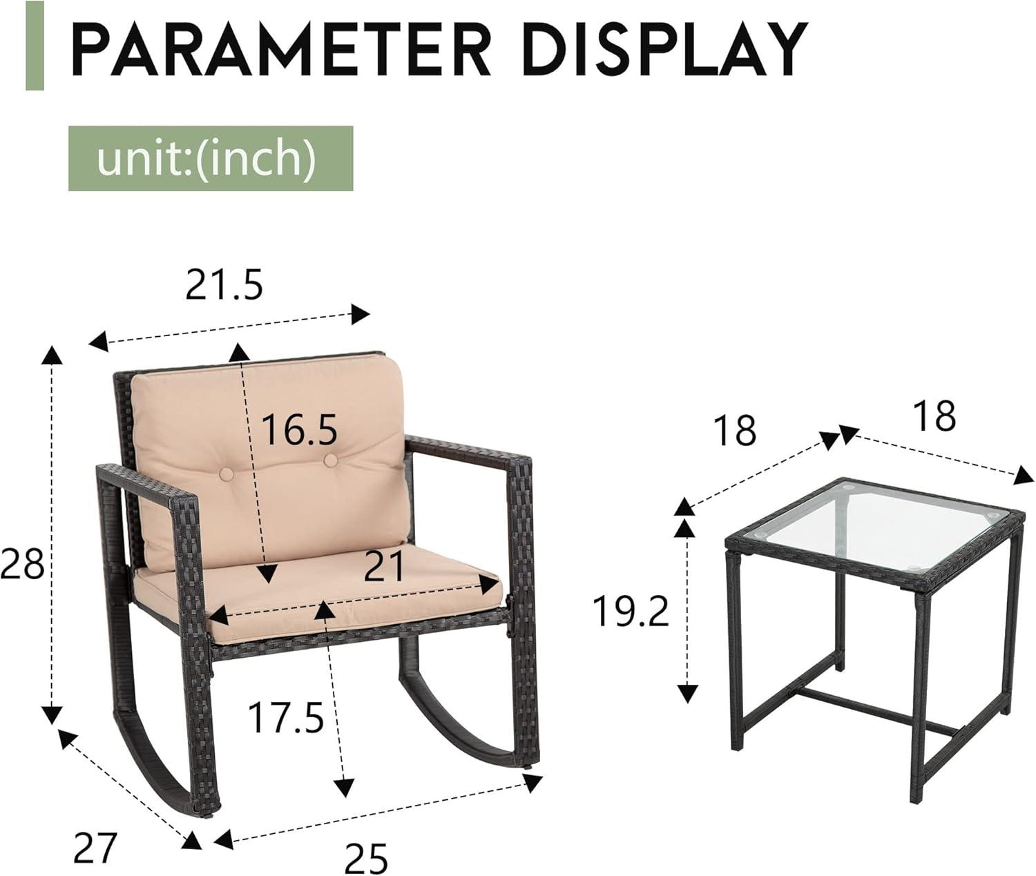 Black L-Shaped Wicker Patio Furniture Set with Cushions