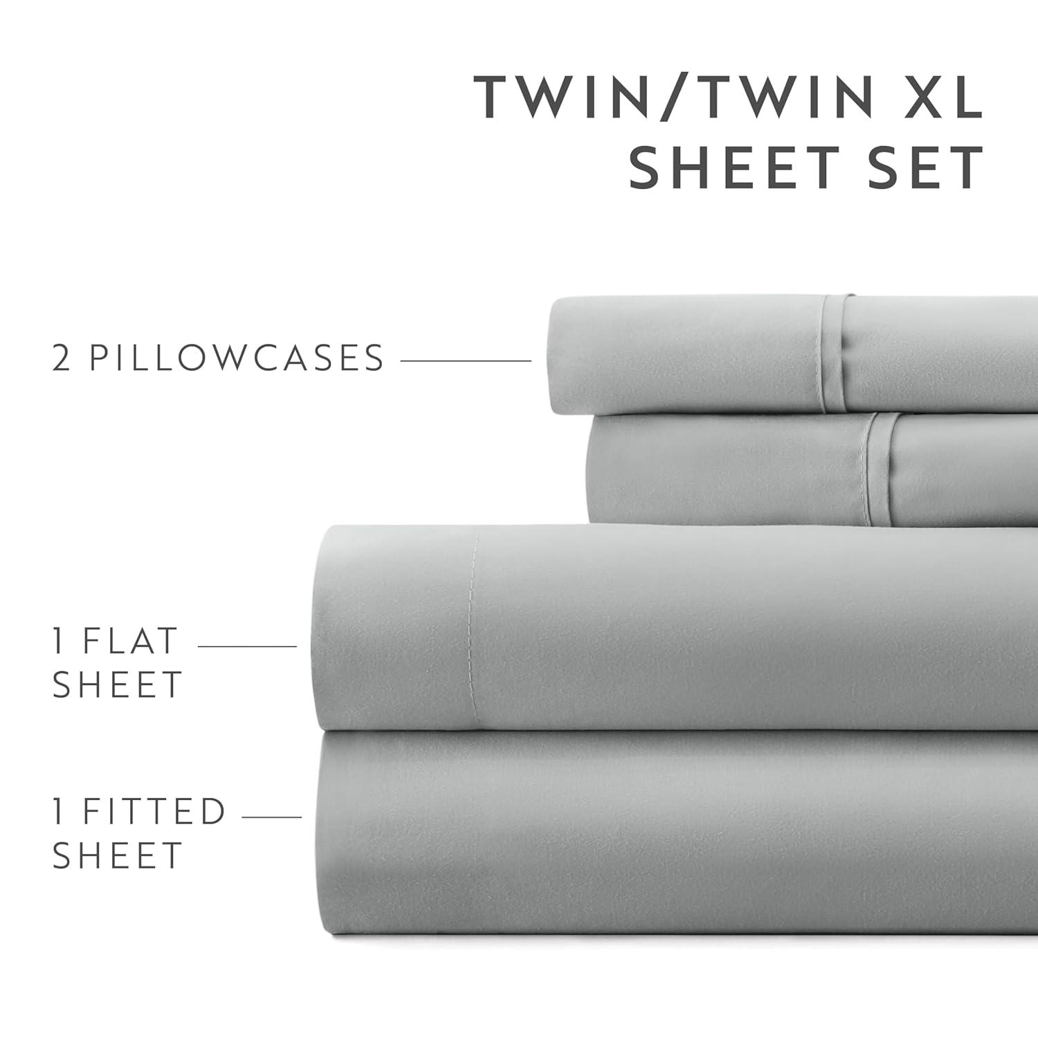 Simply Soft 6-Piece Wrinkle Free Microfiber Sheet Set with 16" Deep Pockets!