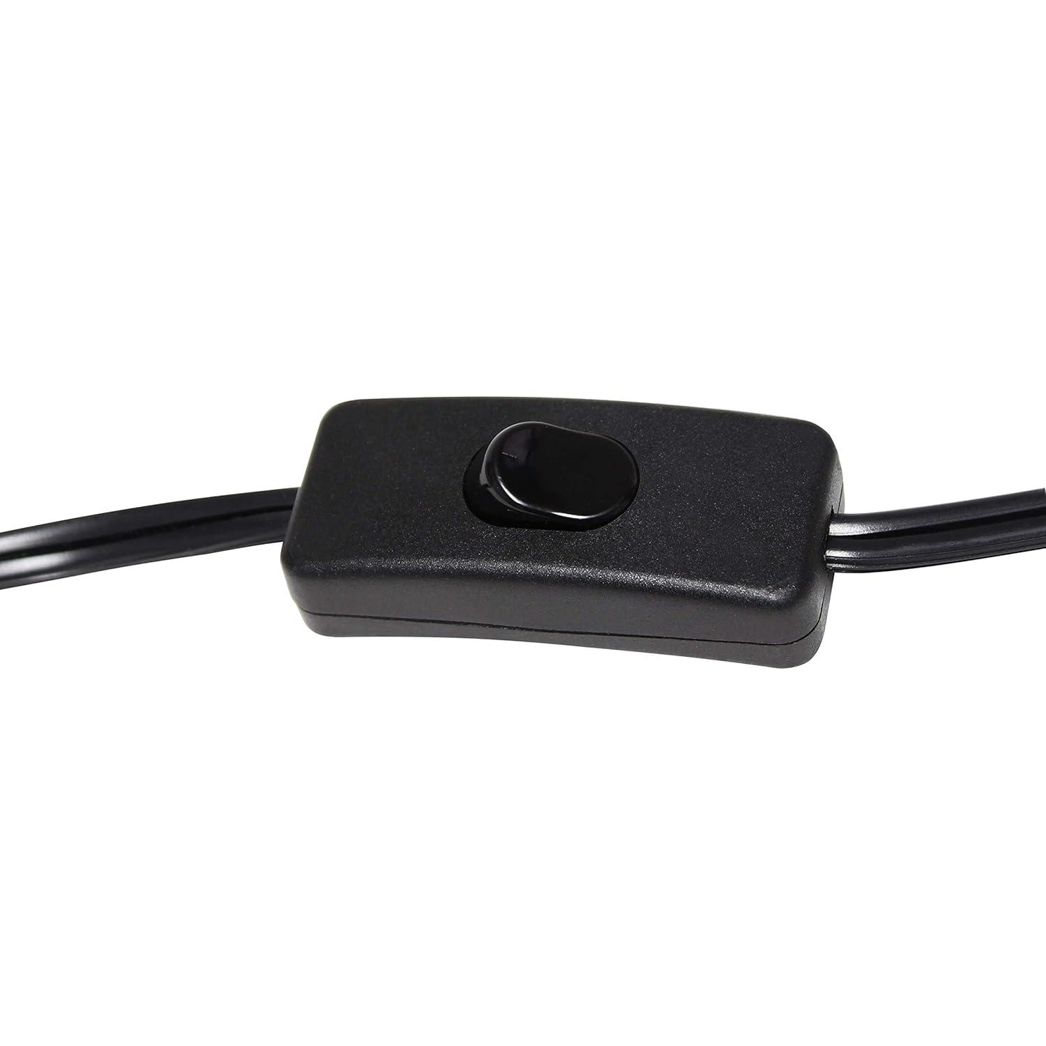 Metal Mesh Industrial Table Lamp Black - Simple Designs: ETL Listed, No Assembly Required