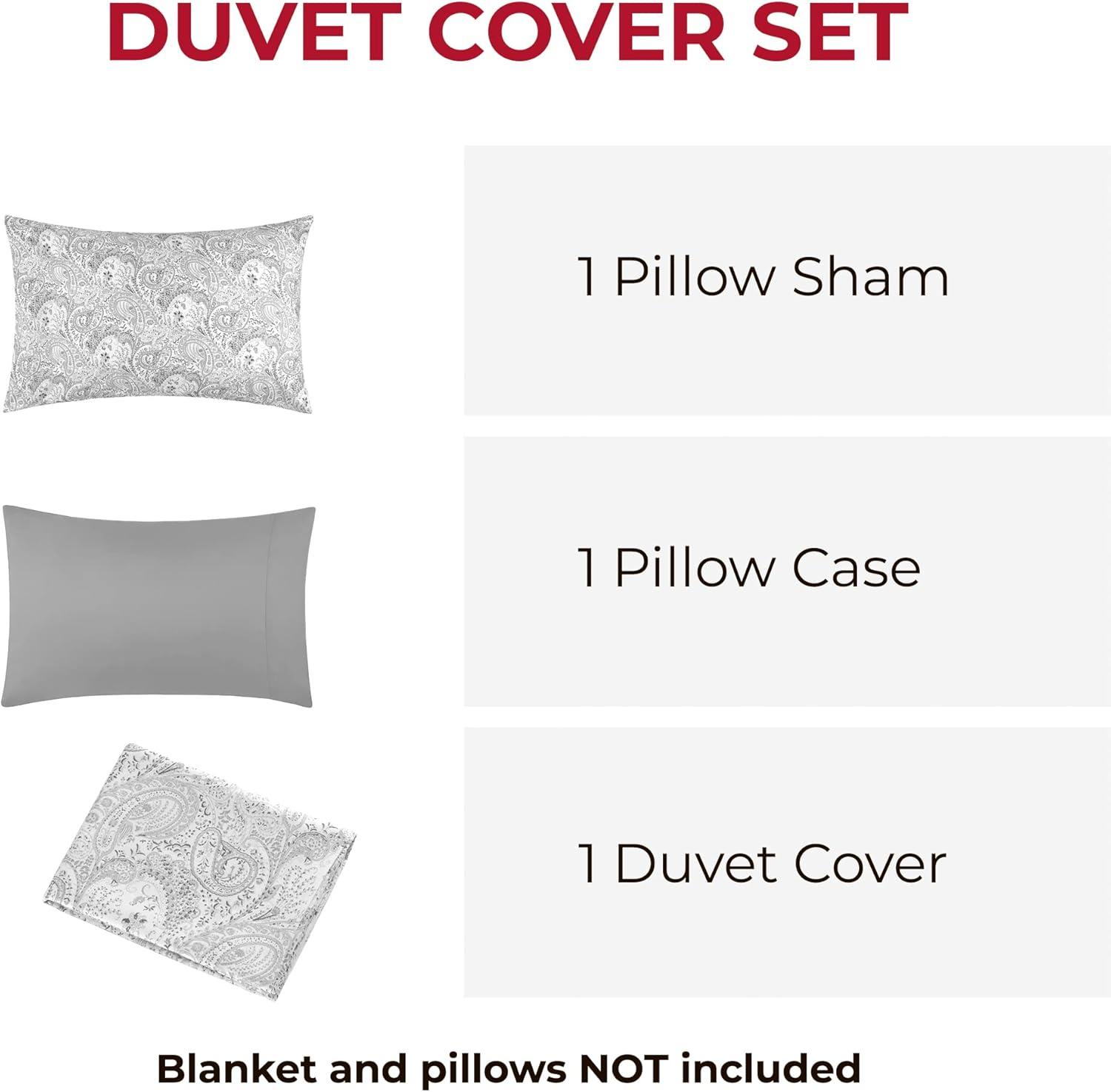 Soft Brushed Microfiber Duvet Cover & Sham Set - Mellanni