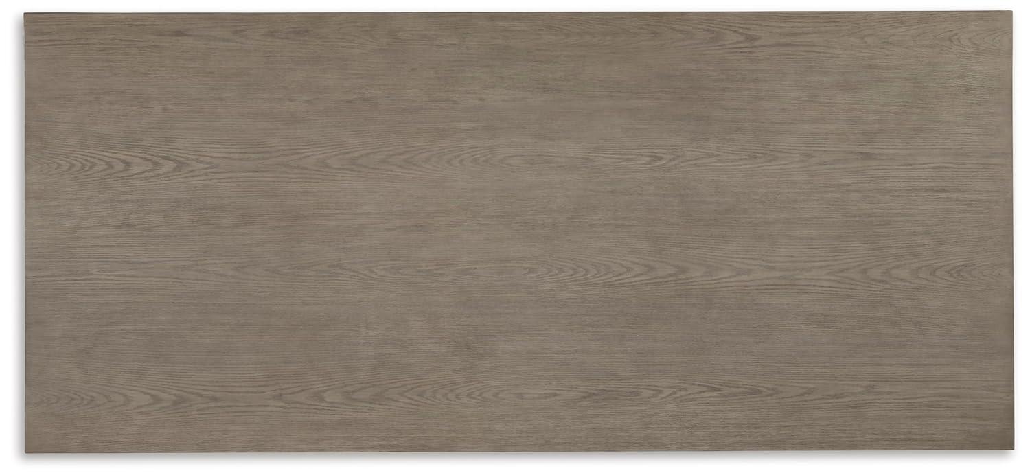 Ashley Furniture Foyland Rectangular Wood Dining Table in Grayish Brown/Black