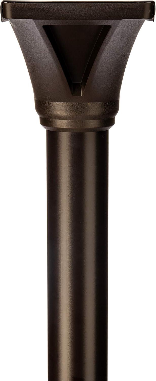 Architectural Mailboxes Elevado Galvanized Steel Mailbox Post, 7517RZ-10, Rubbed Bronze