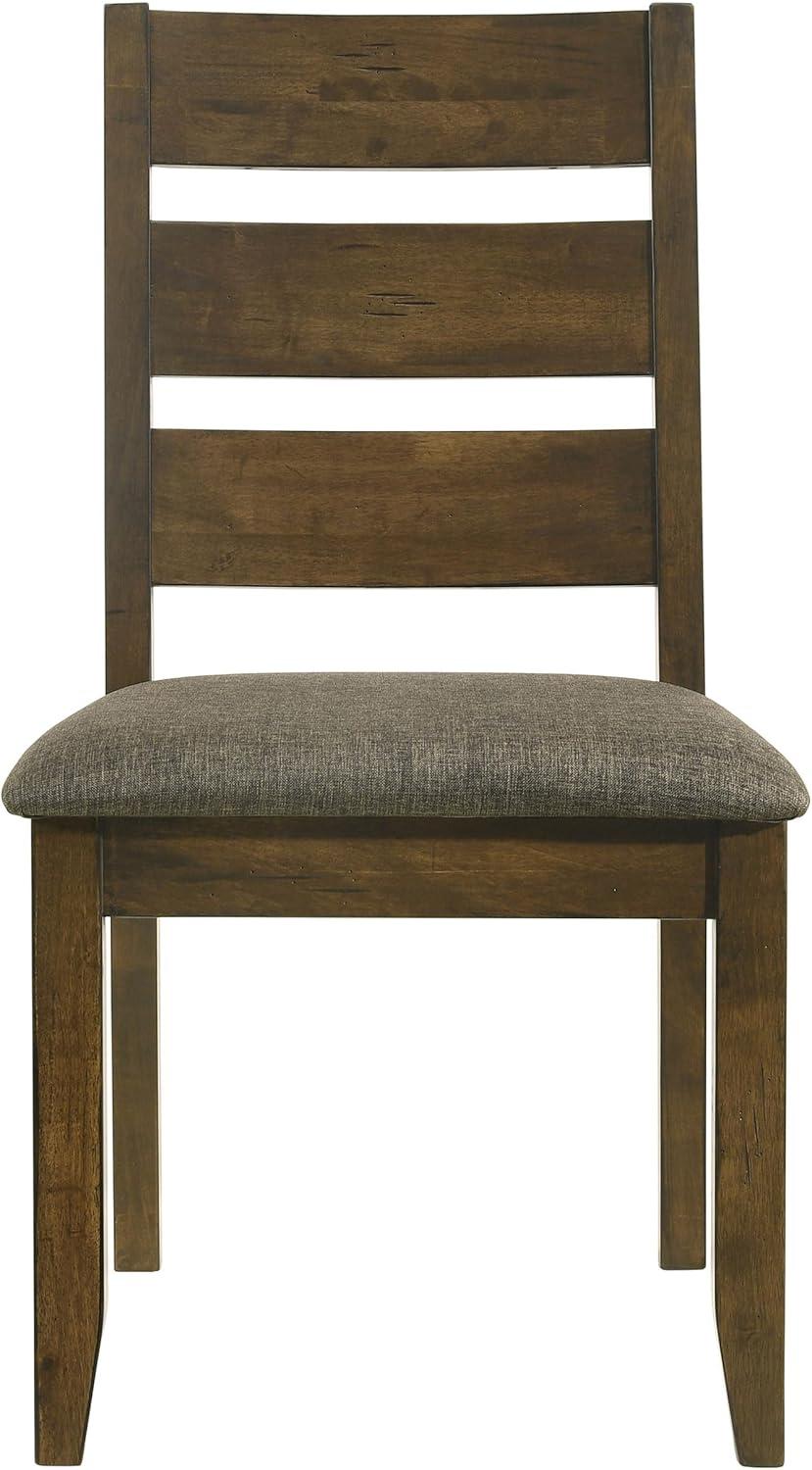 Coaster Alston Ladder Back Wood Dining Chair in Nutmeg