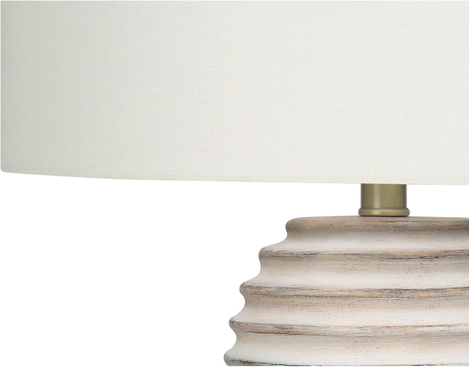 Monarch Specialties Lighting 28inchH Table Lamp Cream Resin Ivory / Cream Shade Transitional