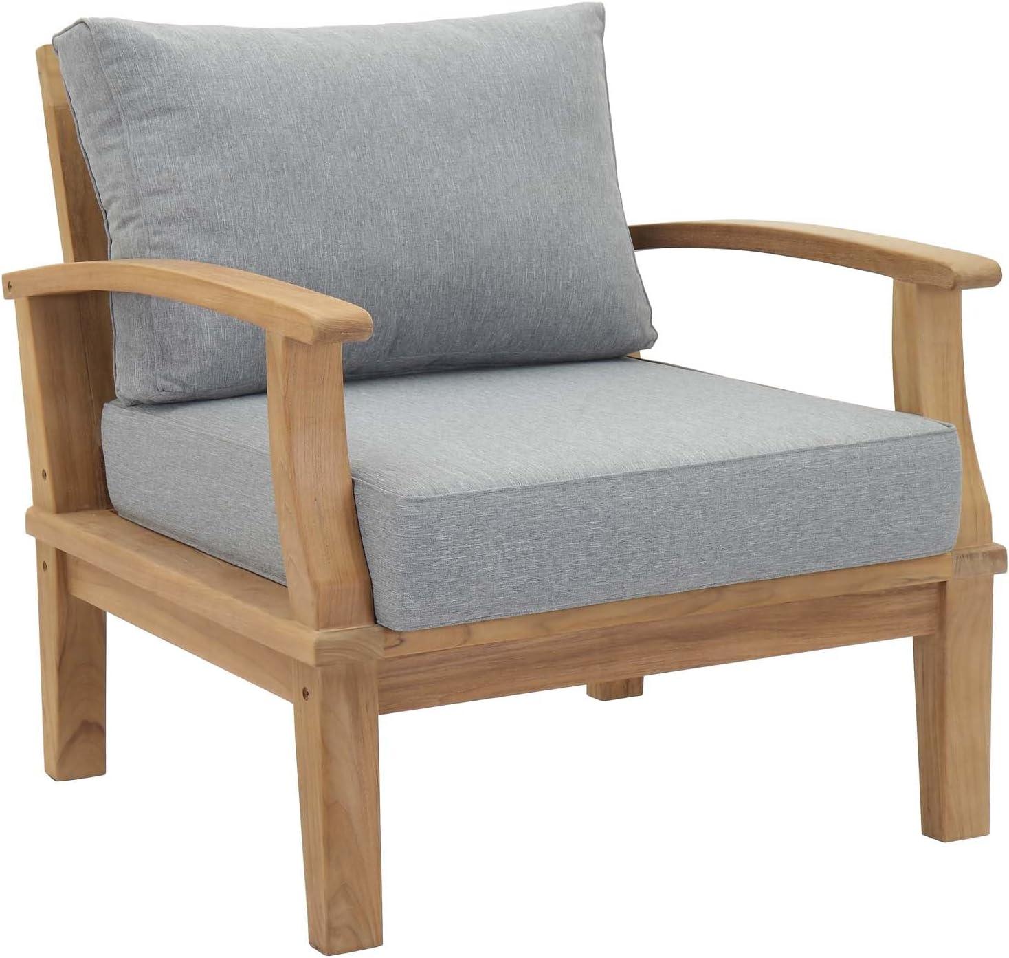 Modway Marina Outdoor Patio Teak Armchair