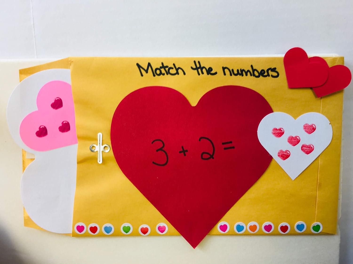 SHAPES ETC. Heart Large Tri-Color Creative Cut-Outs- 5.5”