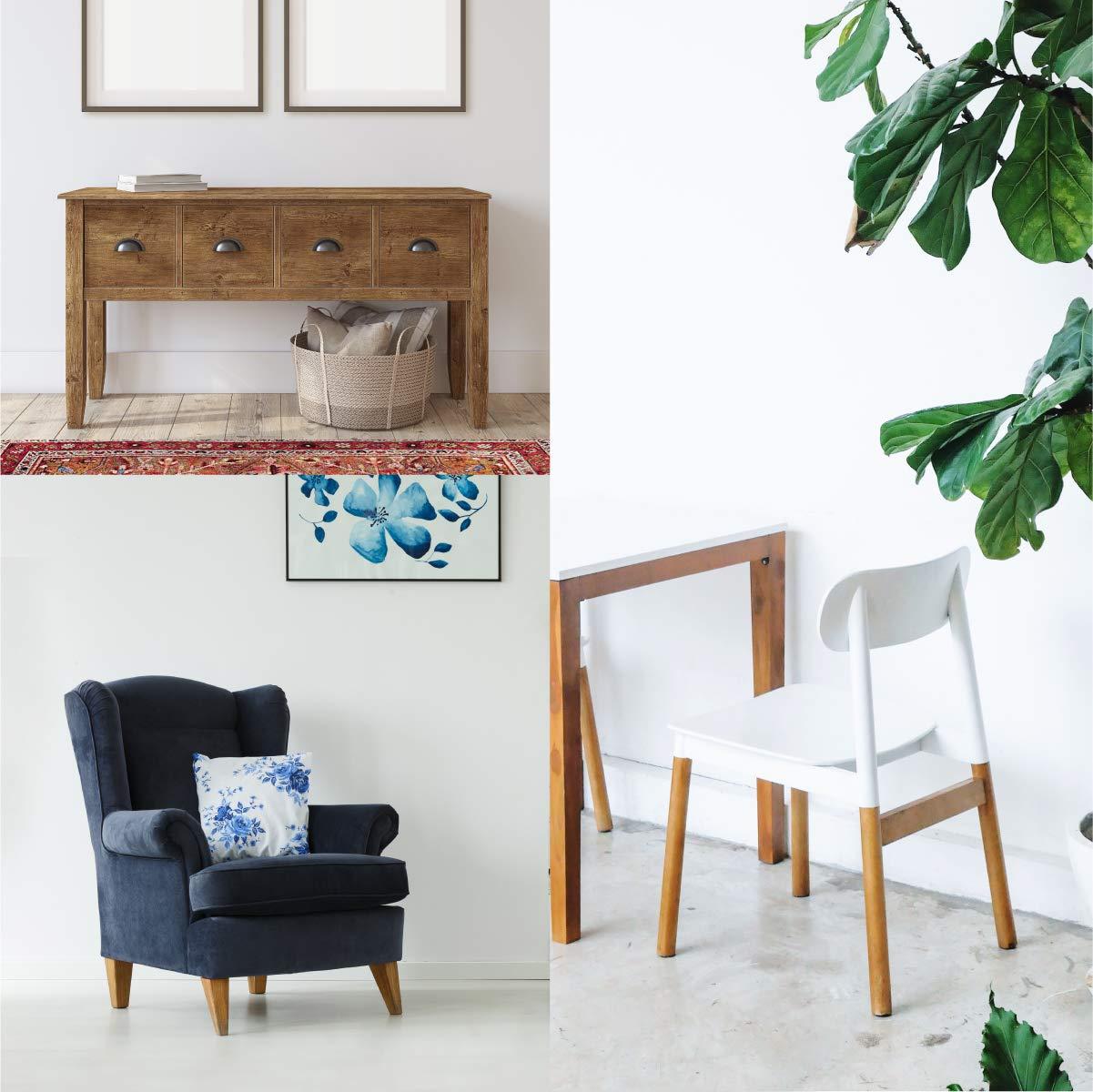 Chrome Heavy Duty Adjustable Furniture Leveling Feet Set of 12