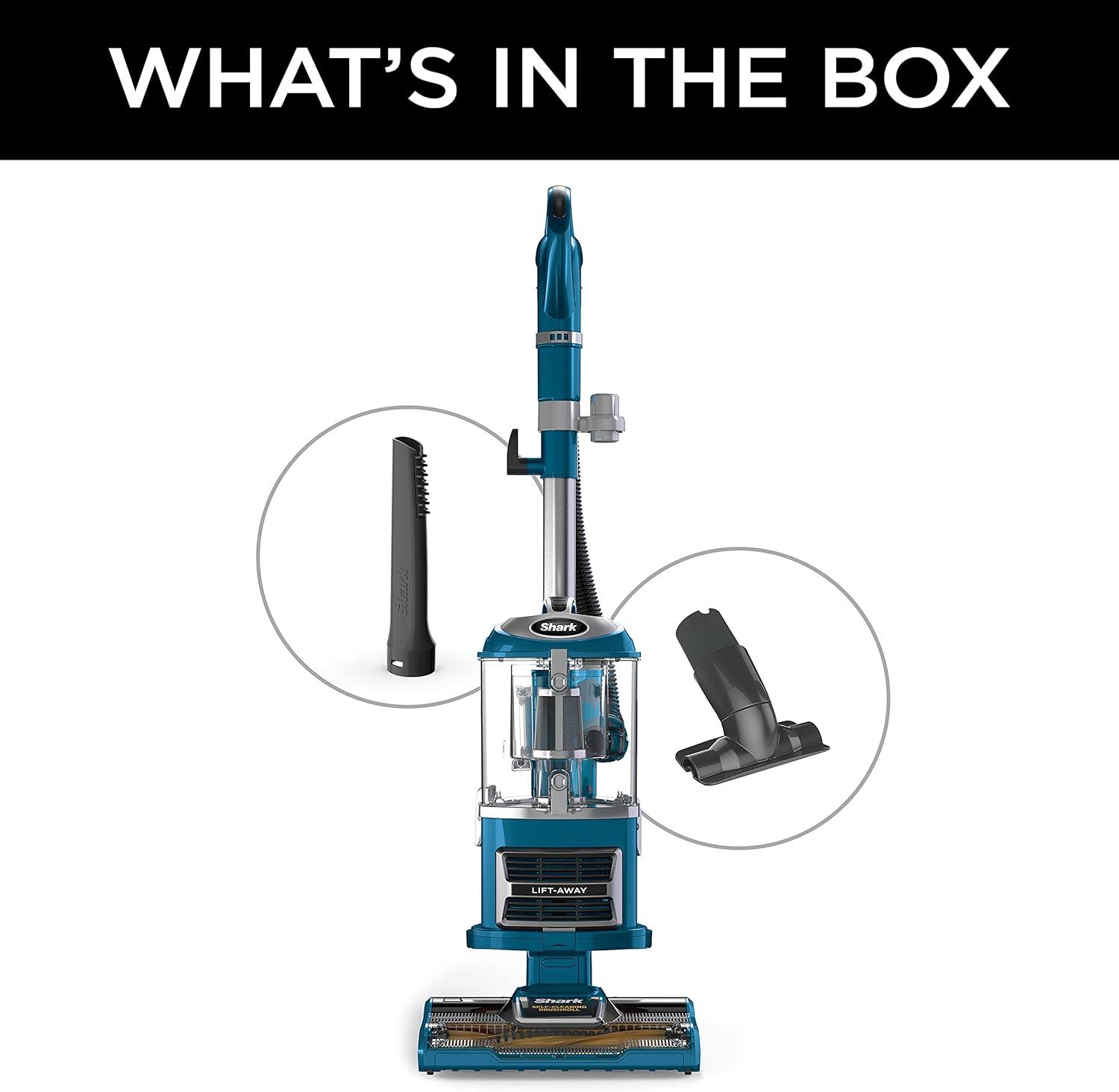 Teal Upright Vacuum with HEPA Filter and Pet Tools