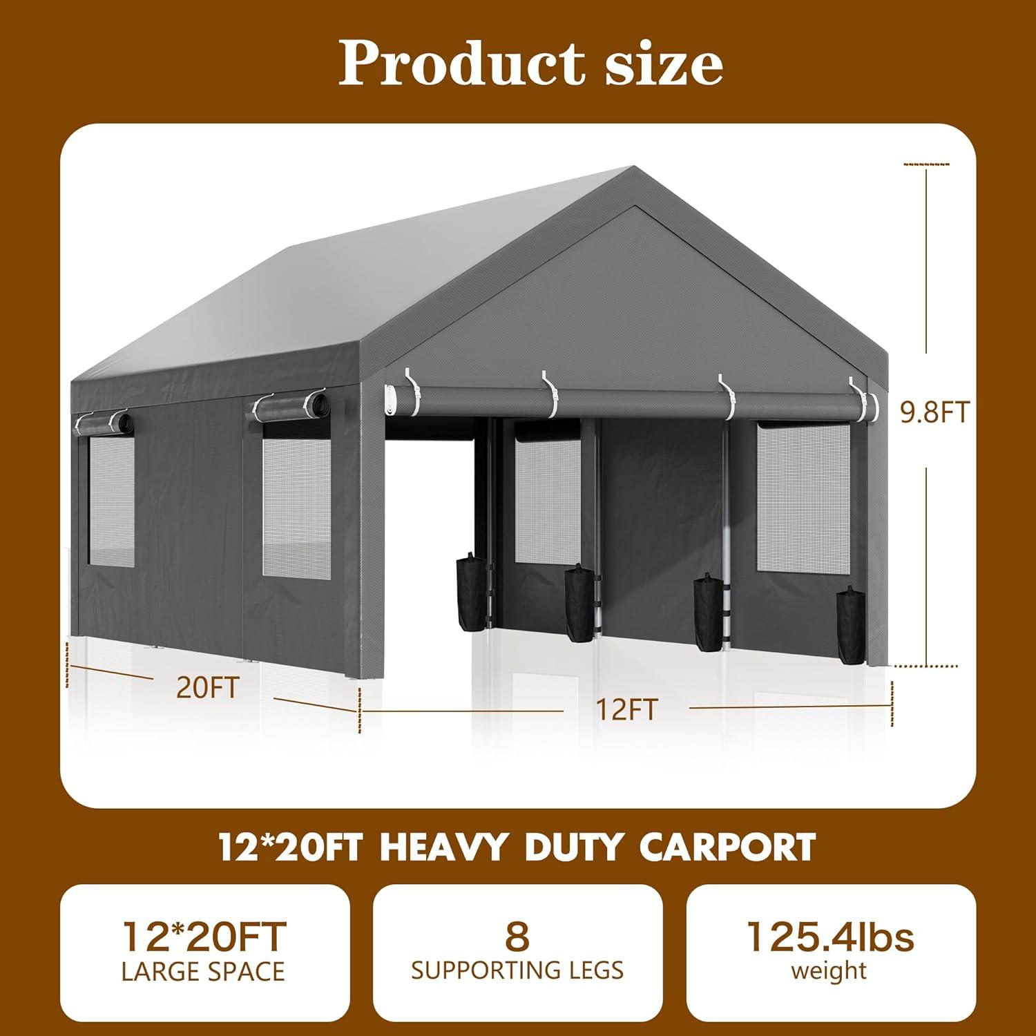VEVOR Steel Carport