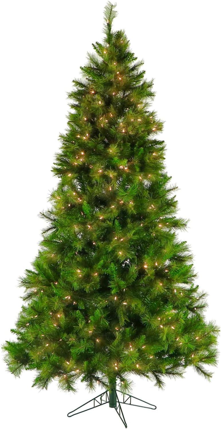 Canyon Pine 7.5' Lighted Pine Christmas Tree