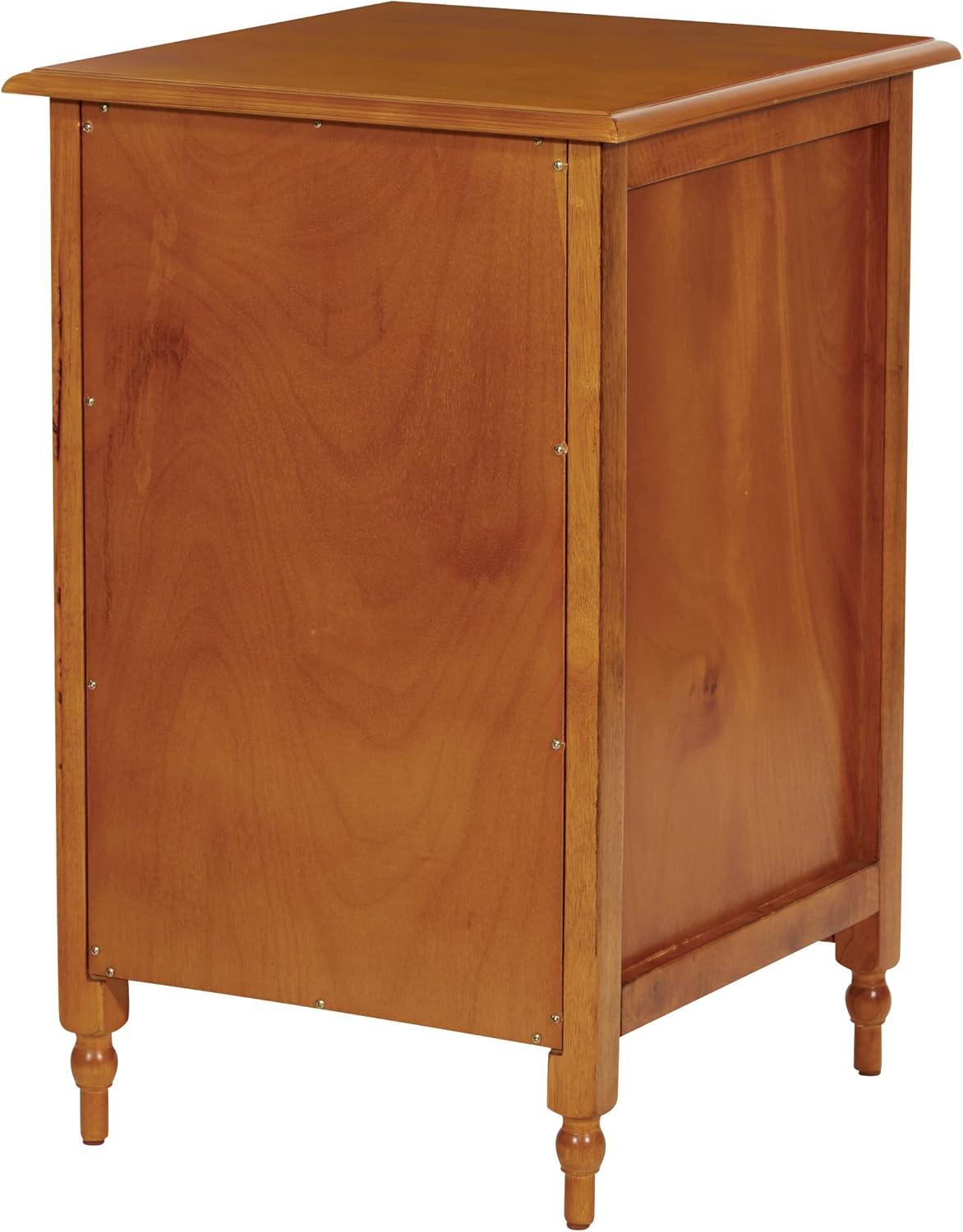 Knob Hill 2 Drawer Wood File Cabinet in Antique Cherry