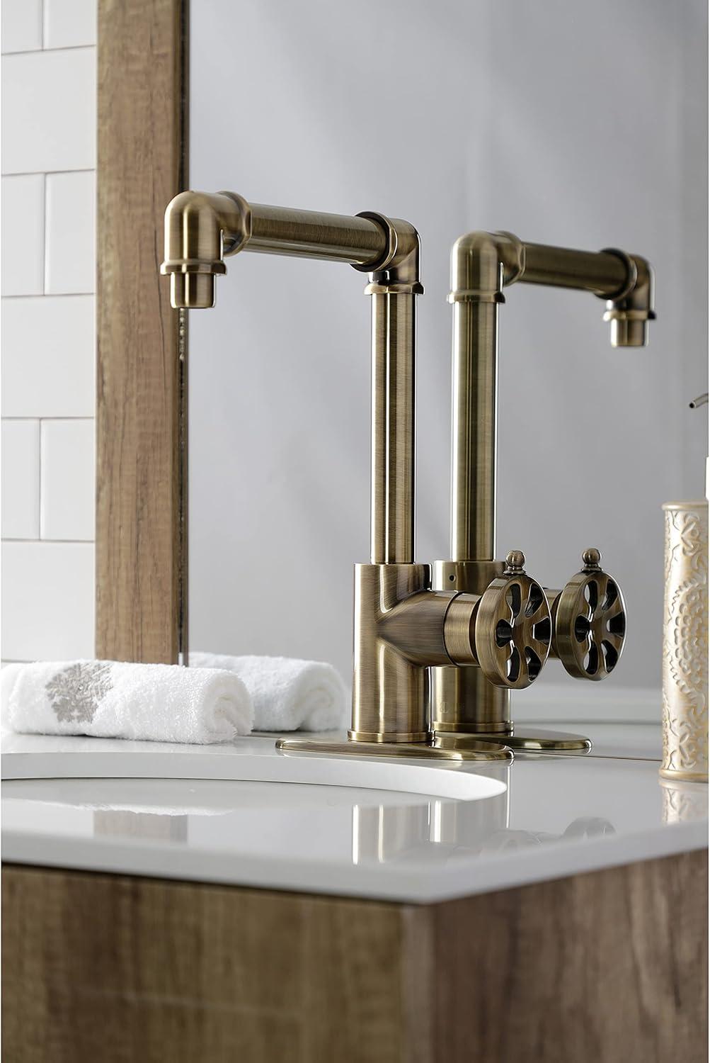 Belknap Single Hole Bathroom Faucet with Drain Assembly