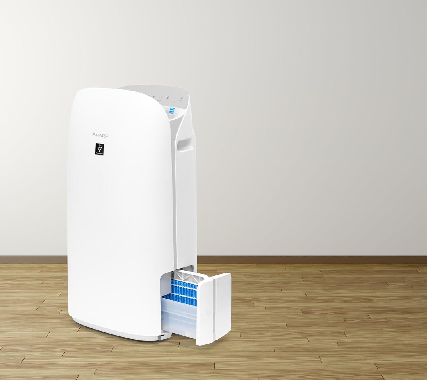 Sharp White Smart Air Purifier and Humidifier with HEPA Filter