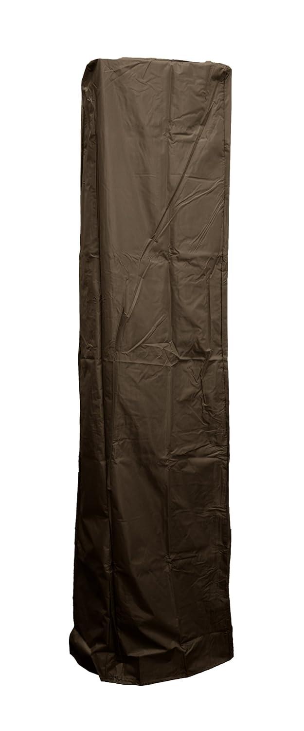 AZ Patio Heaters Square Glass Tube Patio Heater Cover in Mocha