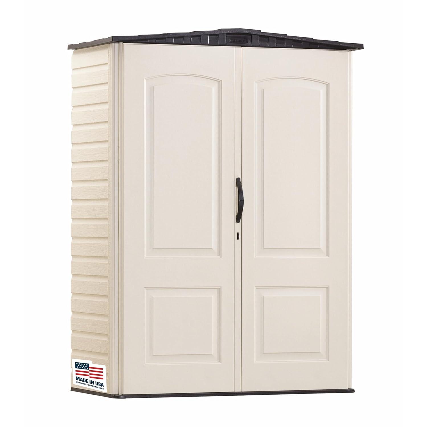 Rubbermaid 5 ft. x 2 ft. Vertical Shed - Small  78.5"L x 29.7"W x 14.4"H