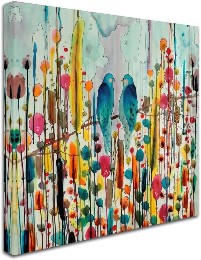 Trademark Fine Art -Sylvie Demers 'We' Canvas Art - 35''x35''