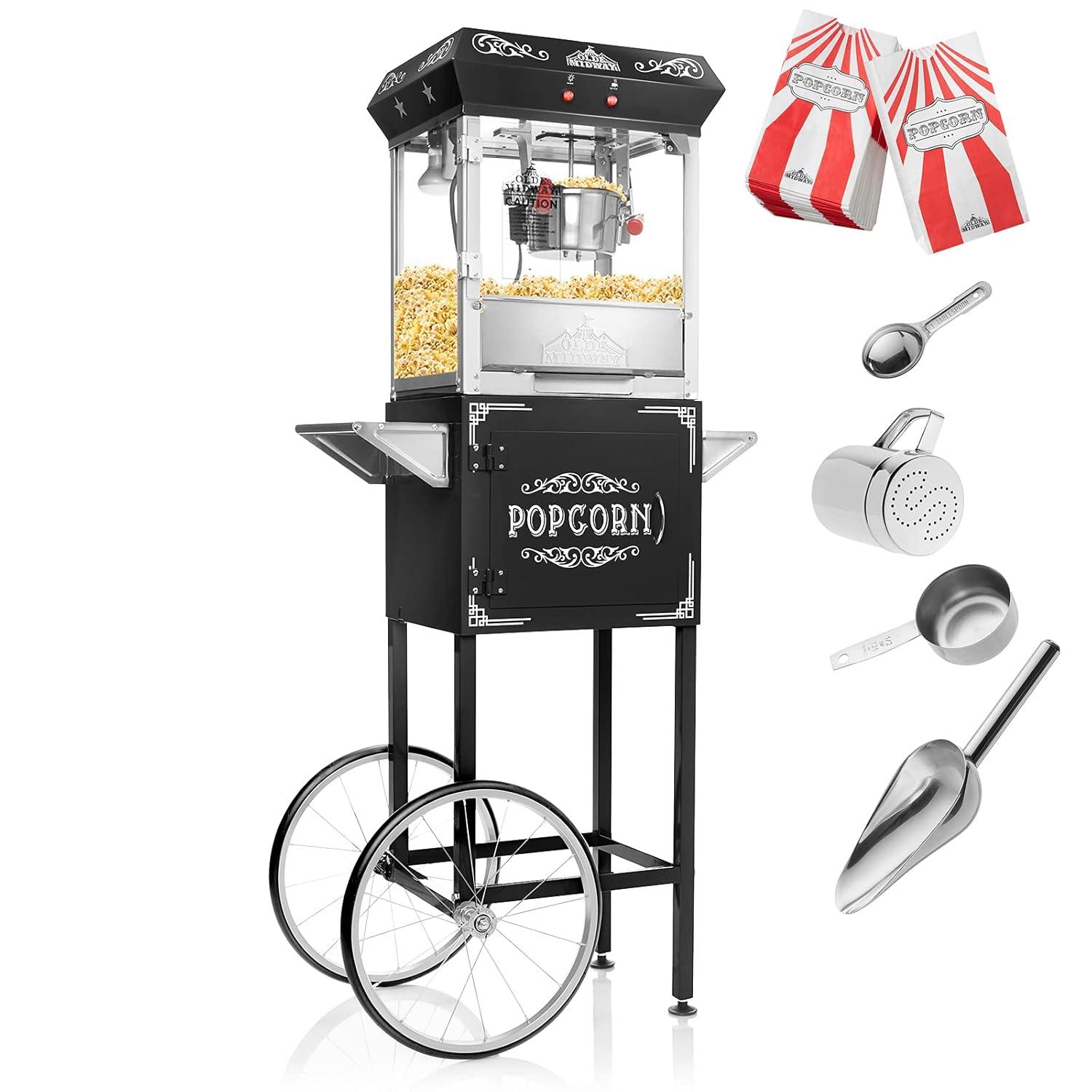 Olde Midway Olde Midway 6 Oz. Popcorn Machine Stand / Cart